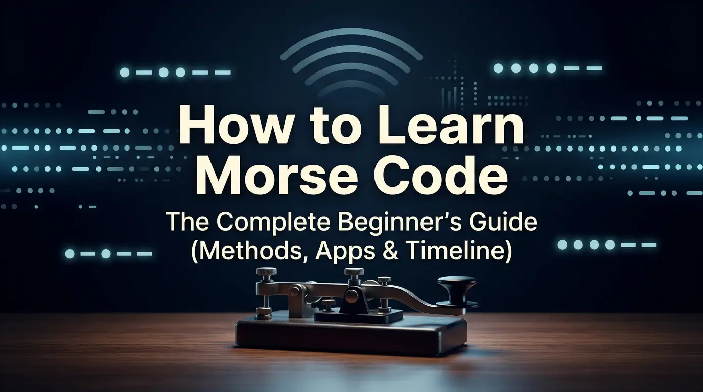 How to Learn Morse Code